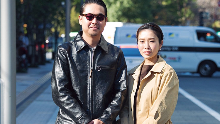 レザージャケットが独りよがりにならないコツを街角で学ぼう