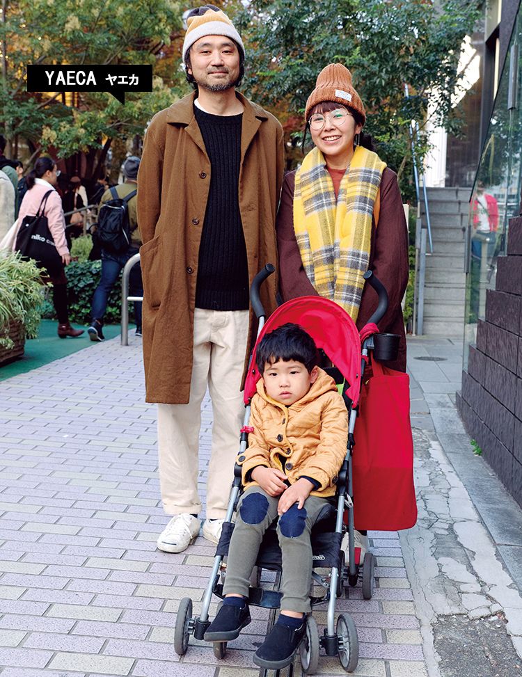 ヤエカの服って主張はしないけど存在感はあって、着る人を選ばない。