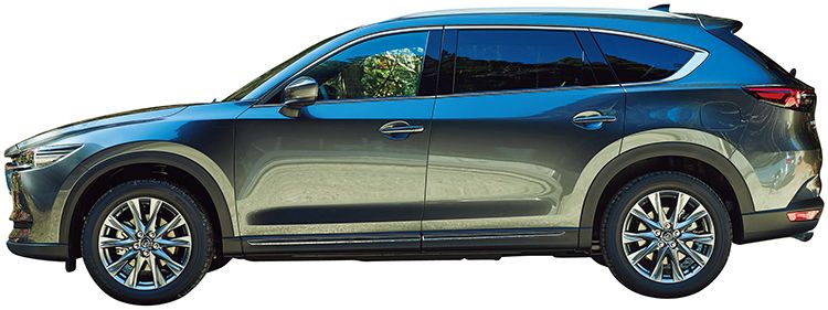 マツダの日本国内向けSUVにおける最上位モデルMAZDA CX-8 マツダ CX-8。