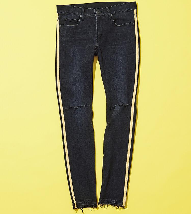 ジャージーライクに着こなせばスポカジスタイルをデニムでも実践できる／ヒステリックグラマー