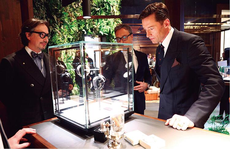 ブランドアンバサダーのヒュー・ジャックマンさんにバッタリ！