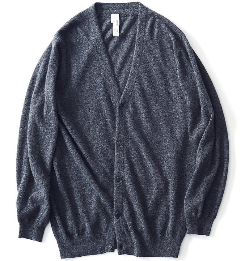 コンテンポのカシミヤカーディガン