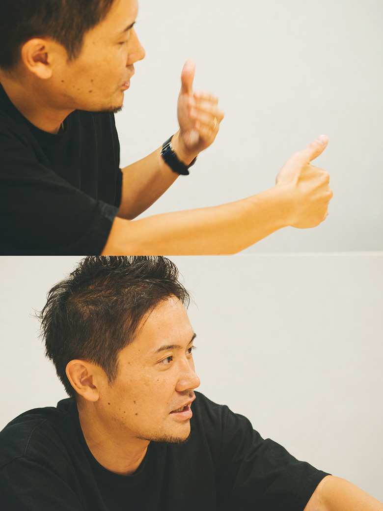 インタビューシーン