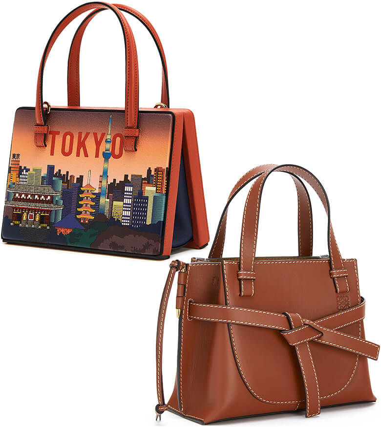 「ゲートトップハンドルミニ」「ポスタル バッグ 東京」／ロエベ