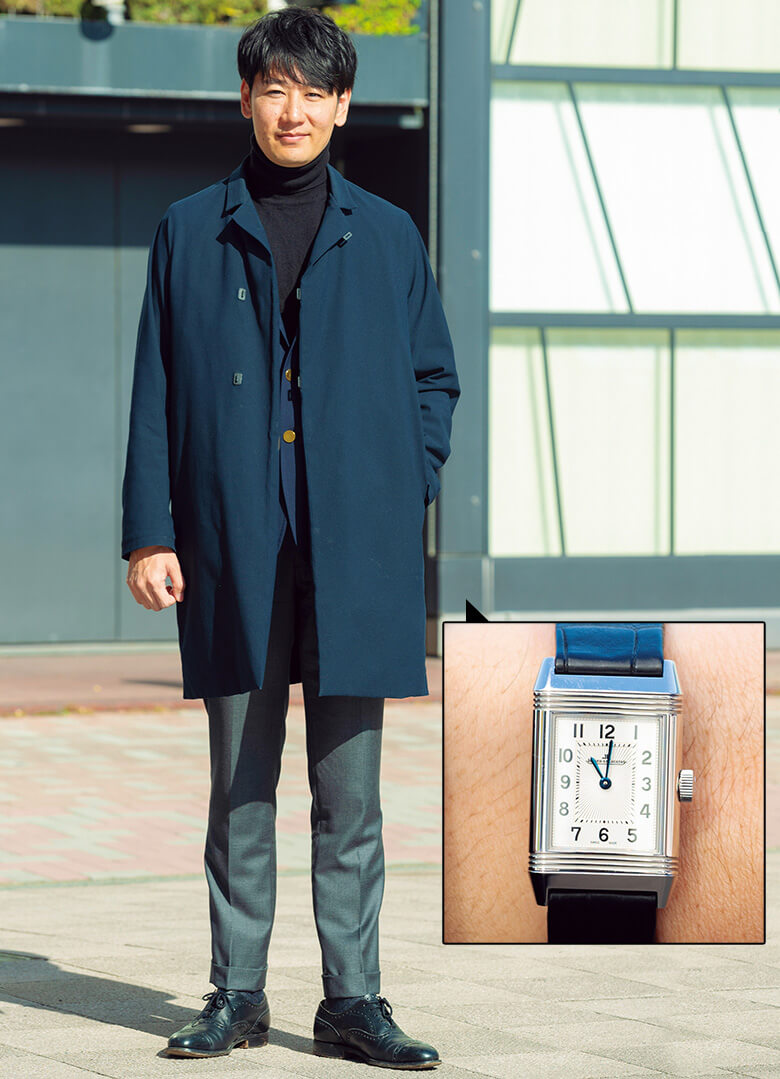 アール・デコの美学に則った長方形のフォルムやケース両端のゴドロン装飾がアイコンのジャガー・ルクルト「レベルソ」。