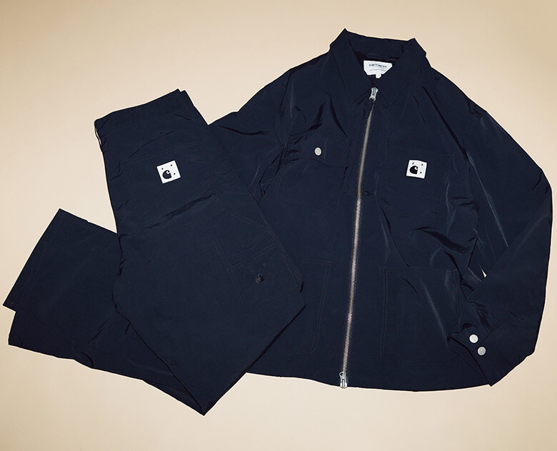 「ポップトレーディング」×「カーハート」のセットアップ