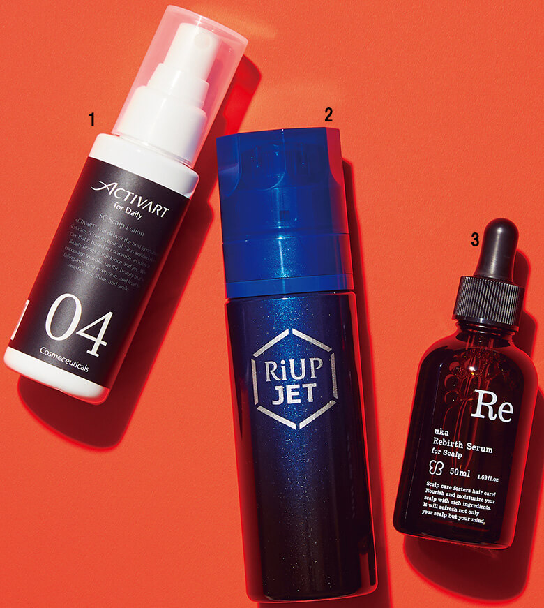 1日1回は頭皮に栄養価の高い水をやる 成分別頭皮ケアエッセンス