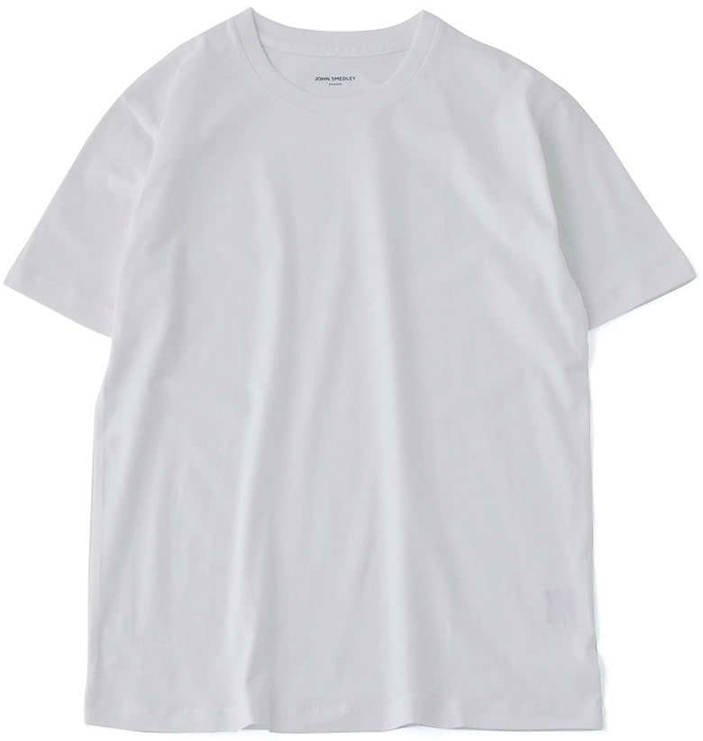 ブランド初のカットソーはニット専用設計の無地Tシャツ／ジョン スメドレー