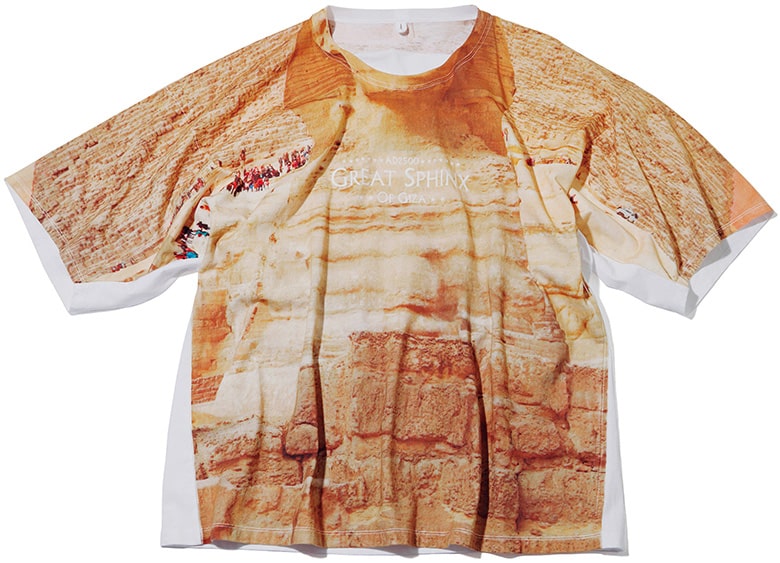 前面に描かれたのはあの歴史的建造物。観光地にある顔ハメパネルの感覚で楽しむべし。