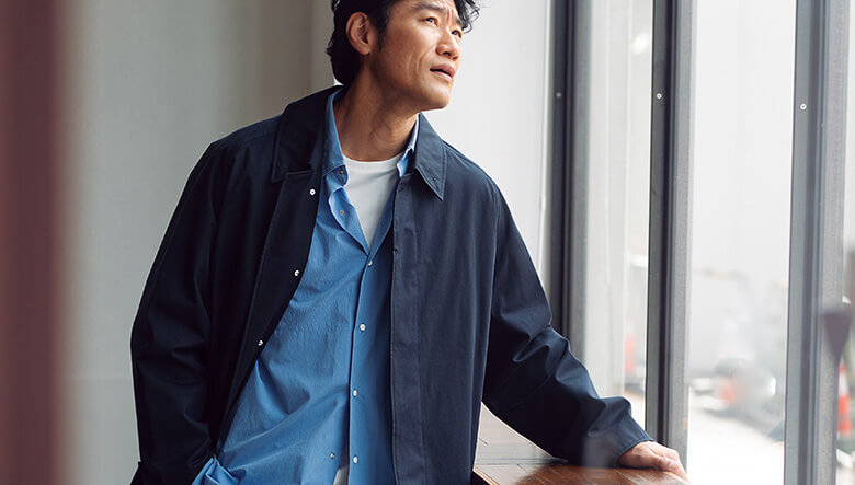 新品同様✨　ノースフェイス　ナナミカ　ステンカラーコート　ネイビー　XL メンズ nanamica ONLINE STORE│