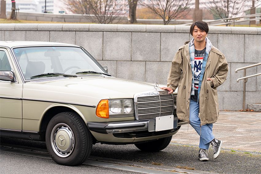 「タイムレスな贈り物になる」から、40年前のベンツ「W123」に乗るスタイリスト - 7枚目の画像