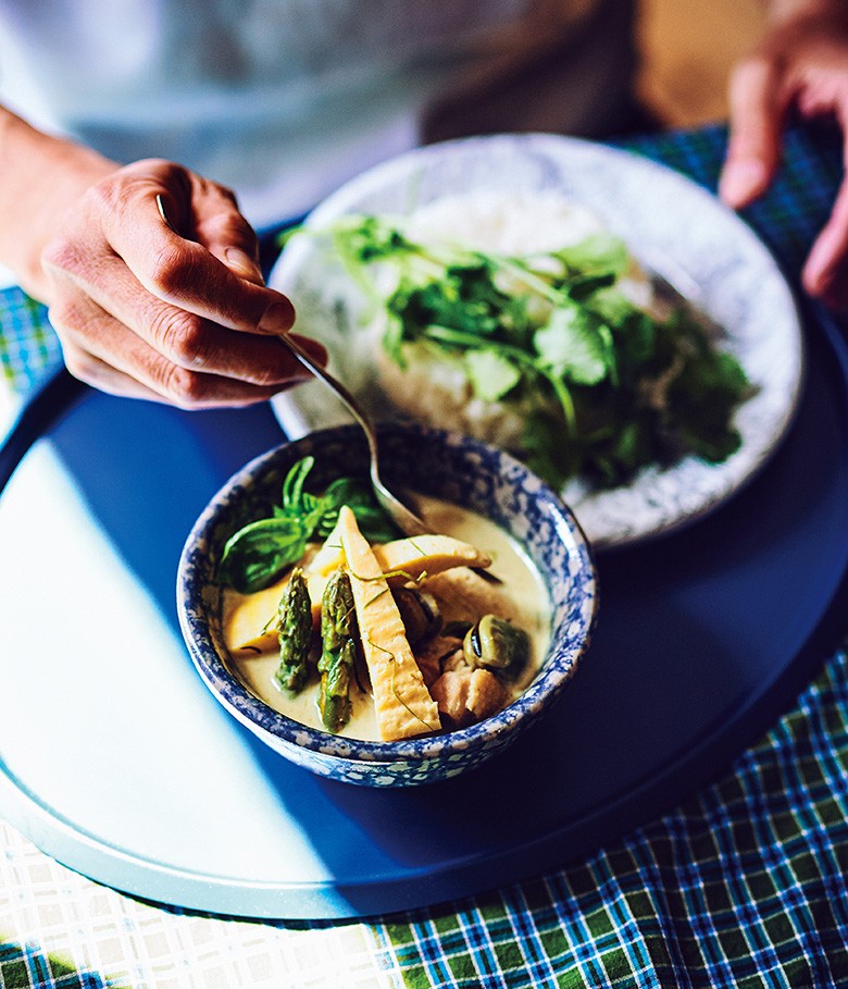 春野菜の甘みと爽やかなえぐみがマッチ！“和”風味なマーシー流「グリーンカレー」レシピ