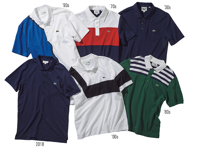 タグまで正確復刻！ ラコステ85年の歴史を彩る各年代の傑作ポロ - 1枚目の画像