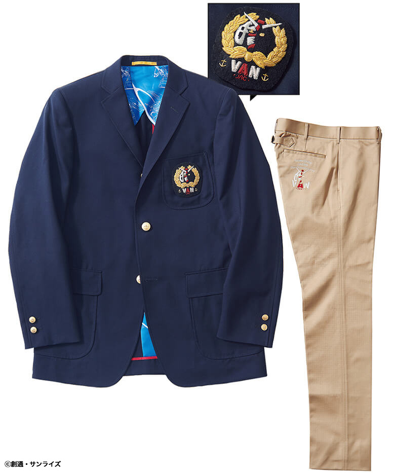 今年で誕生40周年を迎える機動戦士ガンダムとヴァンジャケットのコラボアイテム