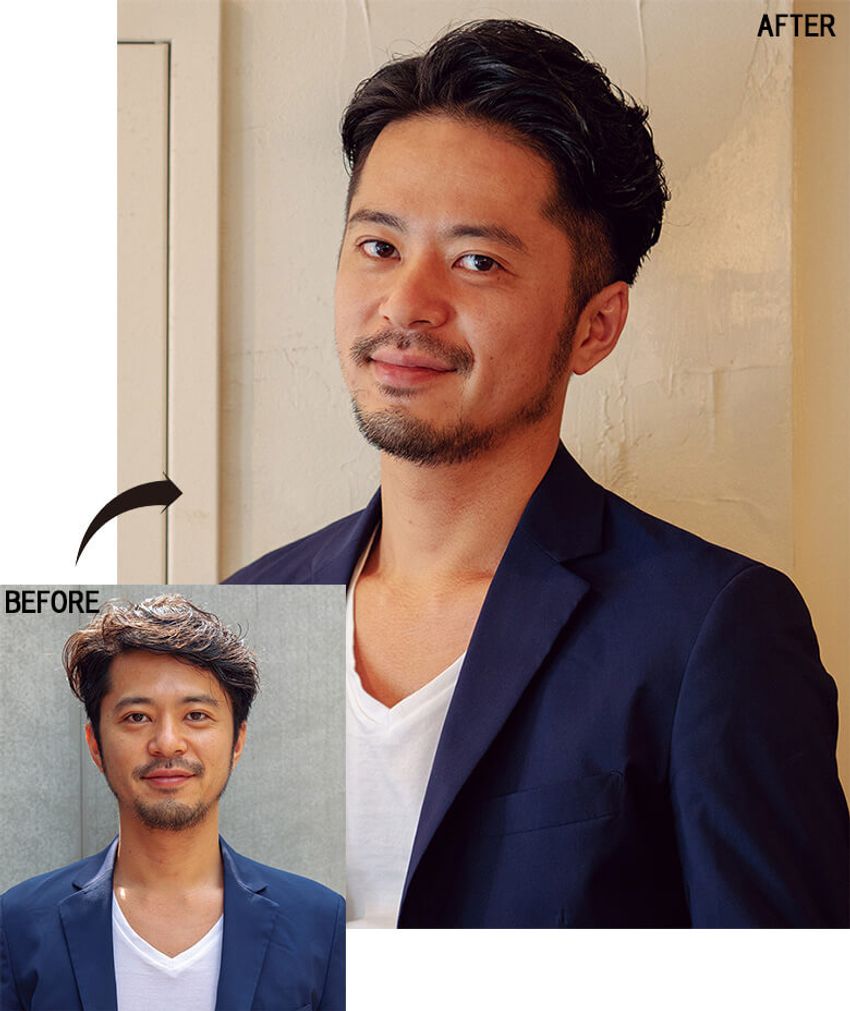 人気バーバーに聞いた、ヒゲ＆パーマを活かす大人のヘアスタイルガイド - 4枚目の画像