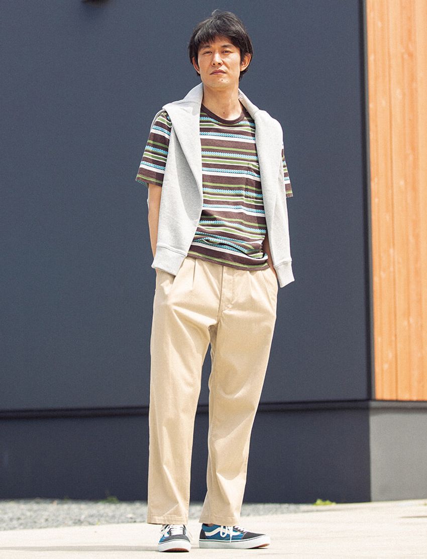 懐かしいのが気分。「やっぱコレ！」なボーダーTシャツ2つの実例 - 1枚目の画像