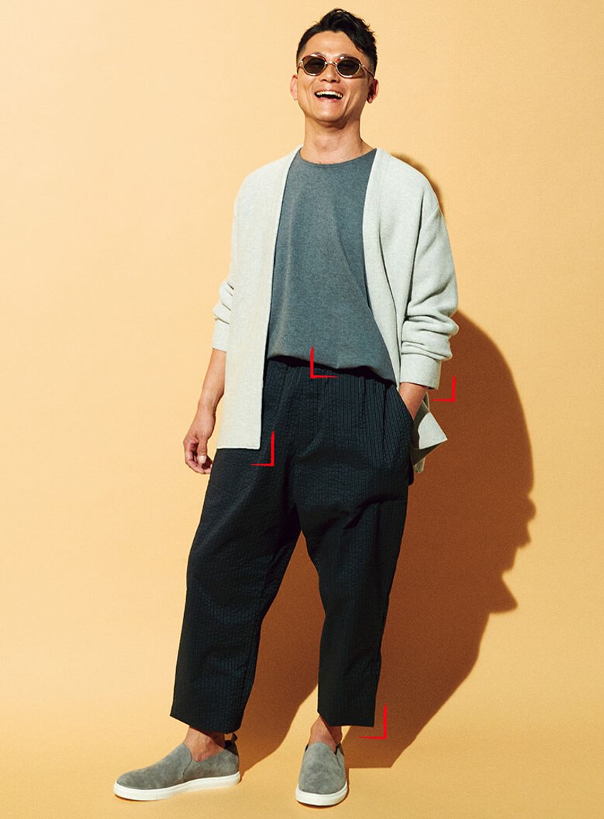 低身長×ワイドパンツの最適解。「段」による縦長効果が狙える2本 - 4枚目の画像