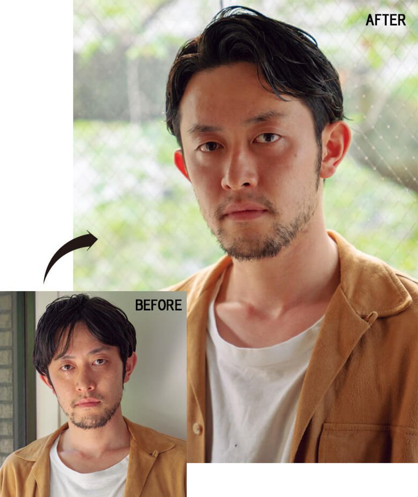 大人の男にちょうどいい「ウェービィなショート」と「艶のあるミドル」ヘアスタイル実例 - 4枚目の画像