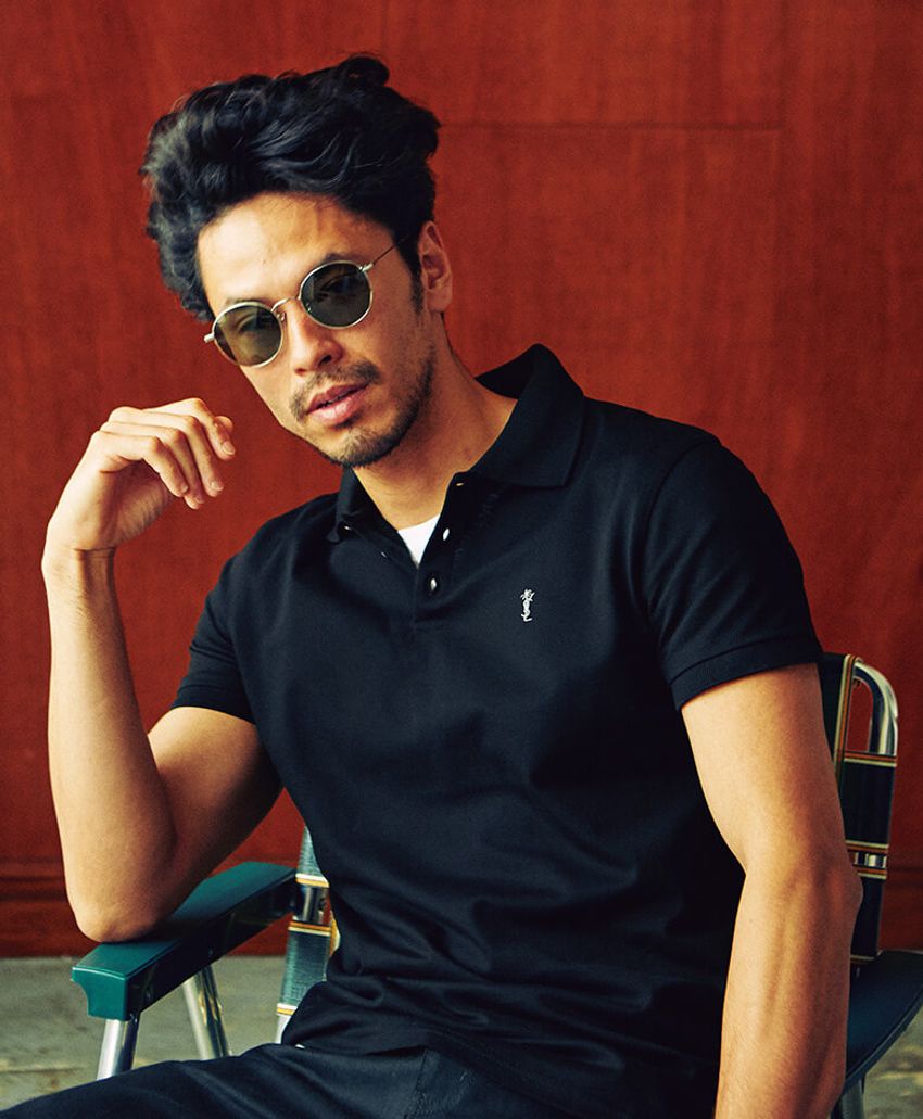 「YSL」のパームツリーにぐらり。至近距離で魅力を発揮するポロシャツ - 1枚目の画像