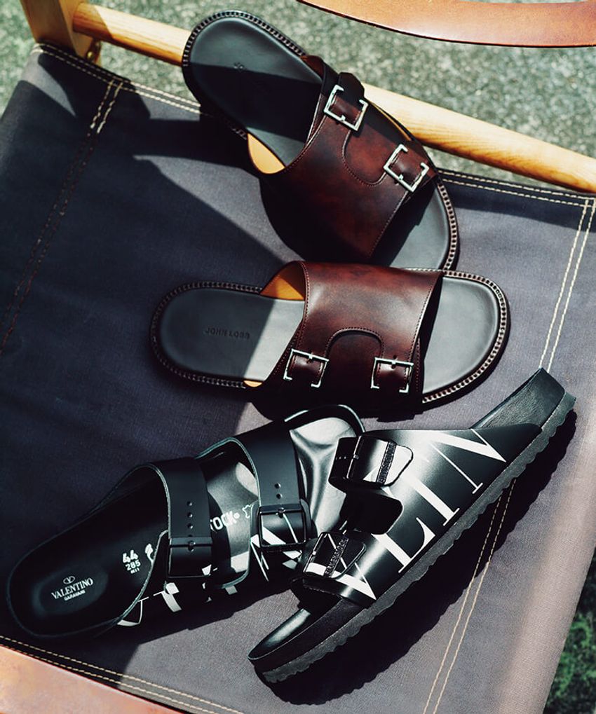 「ジョンロブ」と「ヴァレンティノ ガラヴァーニ」からサンダルの免罪符が現る - 1枚目の画像