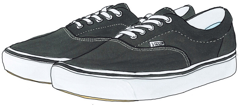 「ヴァンズ」のスニーカー