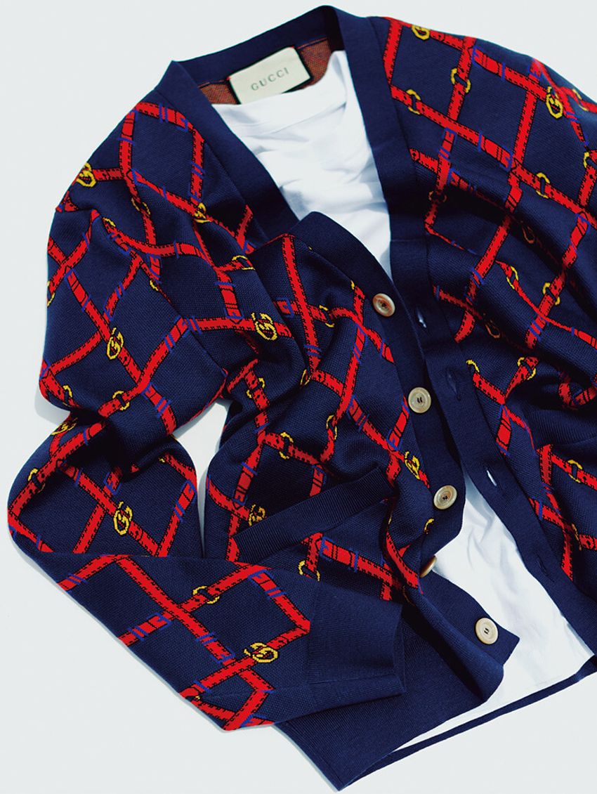 Tシャツに1枚羽織りたい……万能選手は「ヴィンテージ風グッチ」のカーディガン - 1枚目の画像