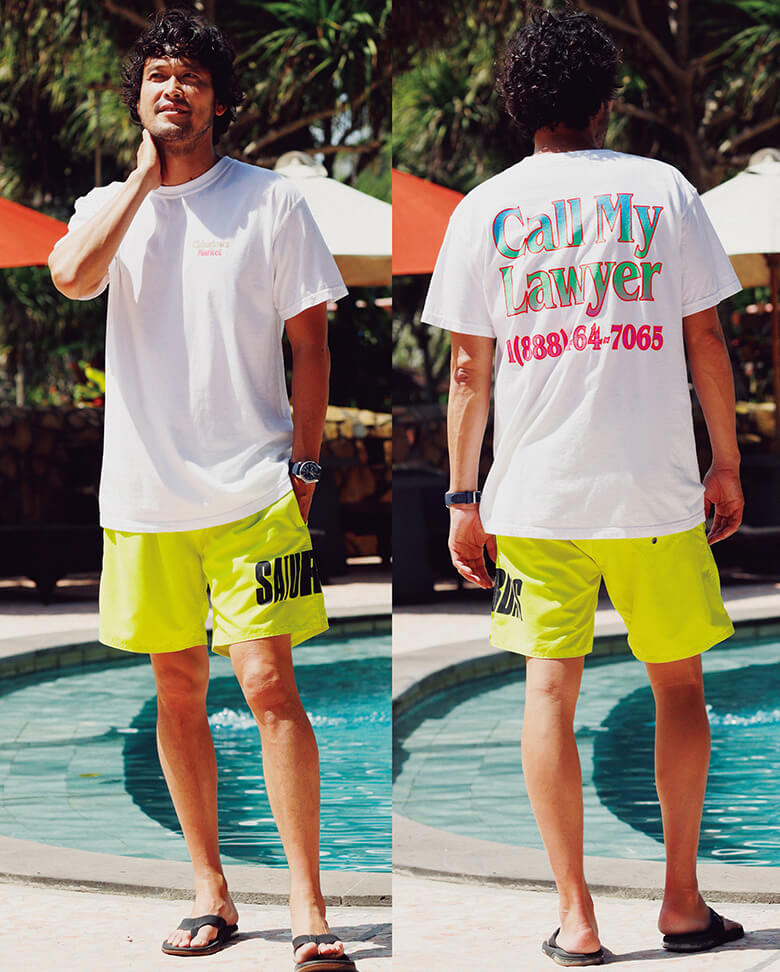 「チャイナタウン」×「ビューティ＆ユース」のTシャツ、「サタデーズ ニューヨーク シティ」のショーツ