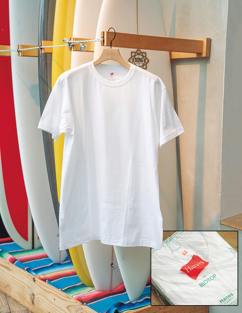 「サタデーズ ニューヨーク シティ」PR 鈴木真悟さん Age 38 が選んだ 「ヘインズ フォー ビオトープ」のTシャツ