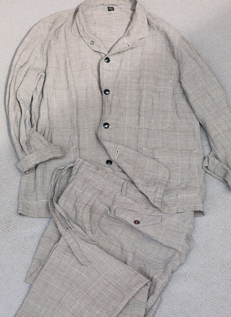 「キャプテン サンシャイン」デザイナー 児島晋輔さん Age 42 が選んだ 「キャプテン サンシャイン」のセットアップ