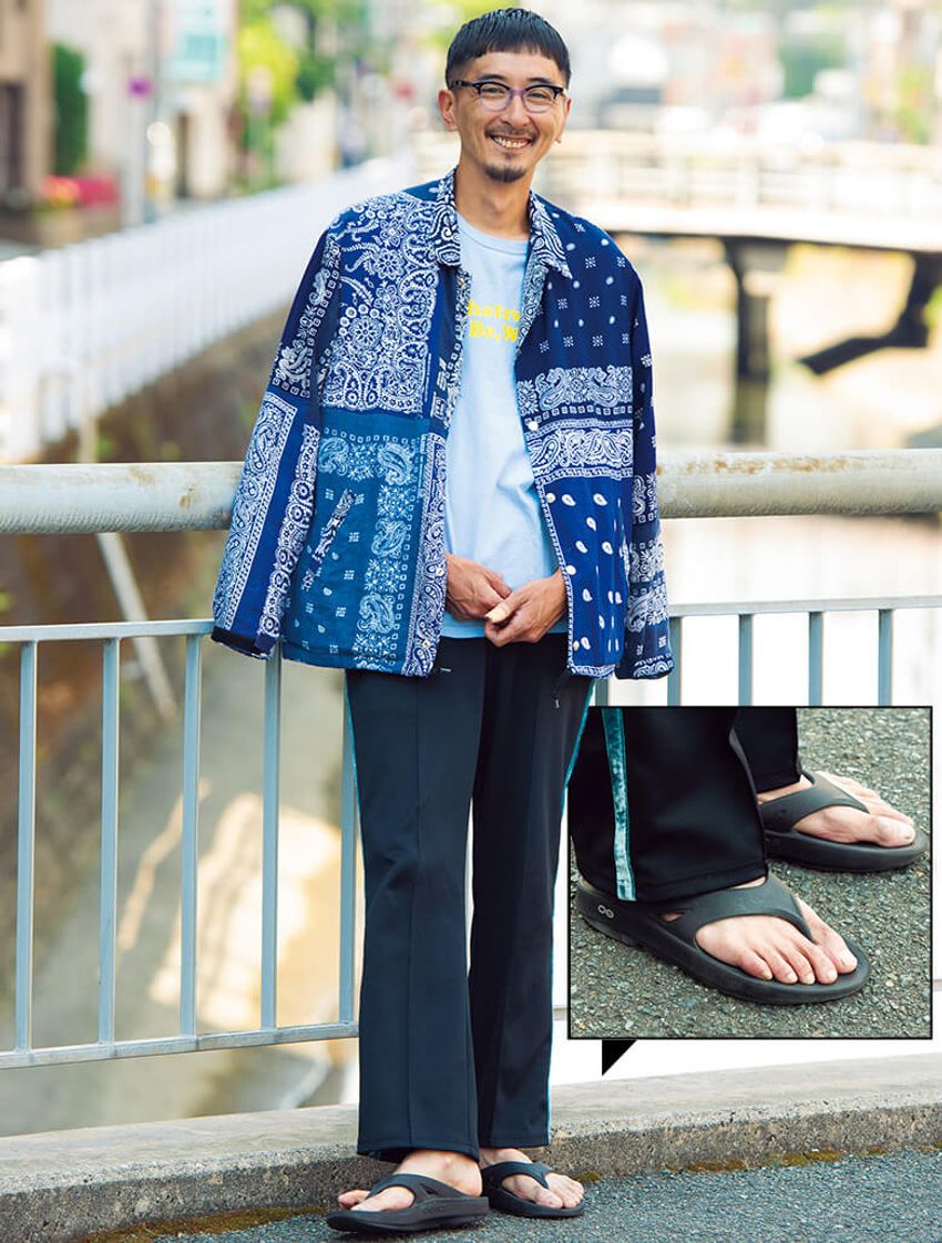 コーデの主役に、引き立て役に。洒落た大人はサンダルをこう履いていた！ - 2枚目の画像