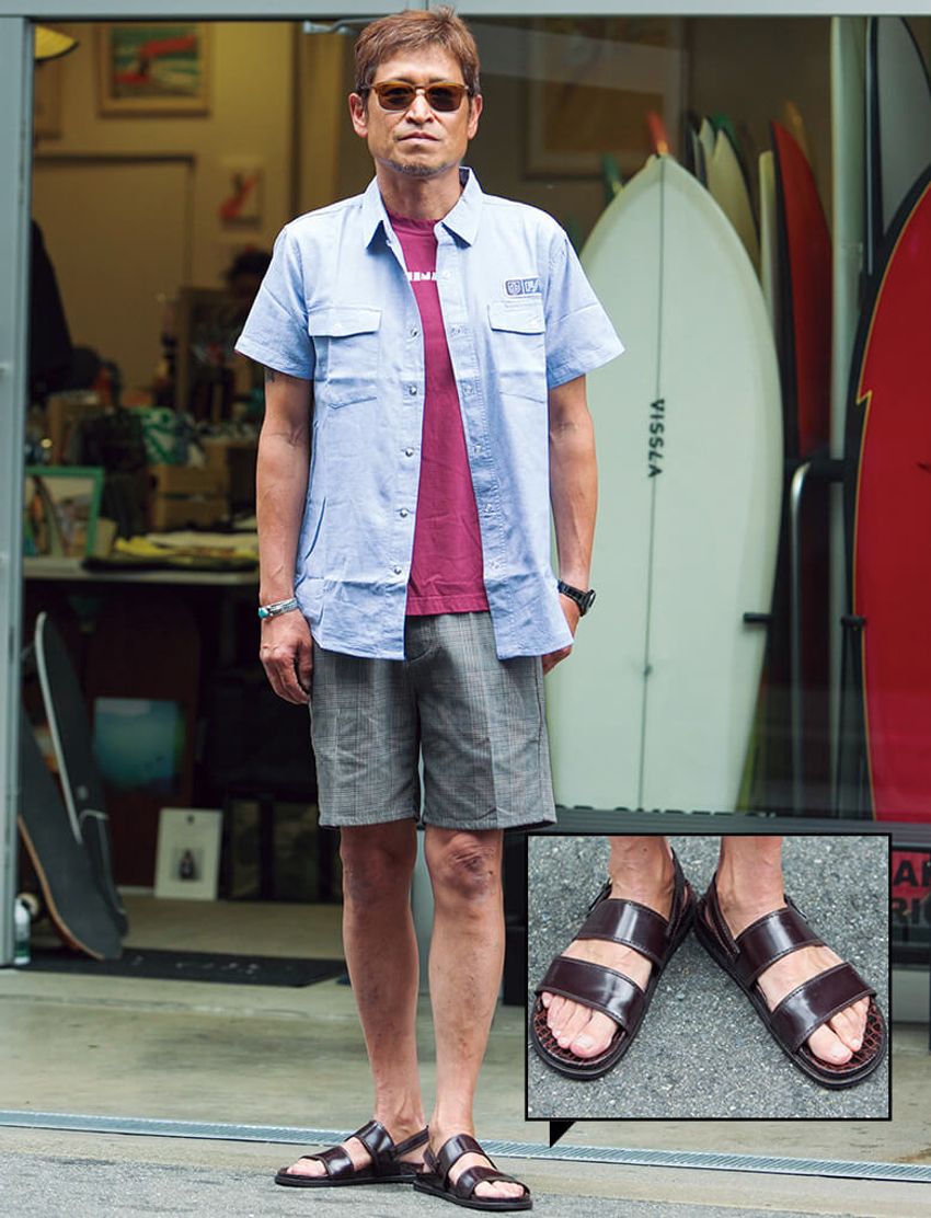 コーデの主役に、引き立て役に。洒落た大人はサンダルをこう履いていた！ - 1枚目の画像