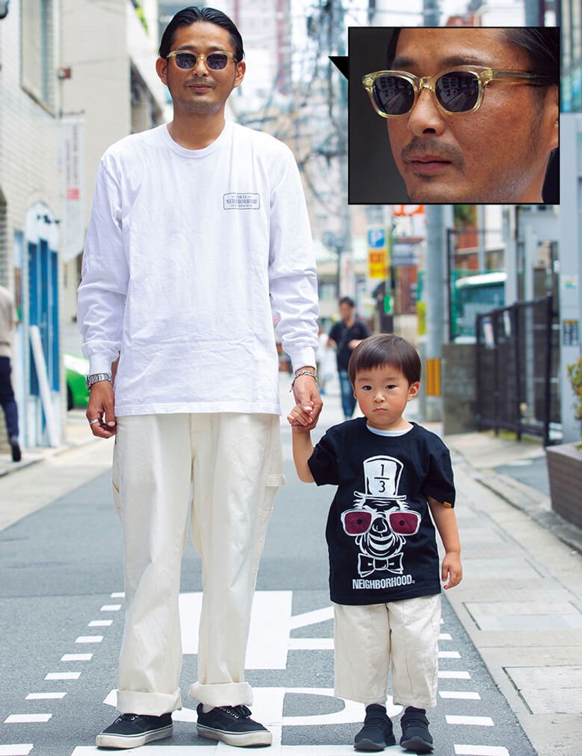 夏は目元にクールを一点挿し。クリアフレームのアイウェアの使い方 - 1枚目の画像