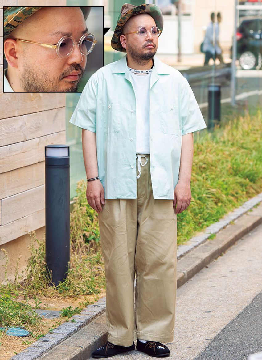 夏は目元にクールを一点挿し。クリアフレームのアイウェアの使い方 - 7枚目の画像