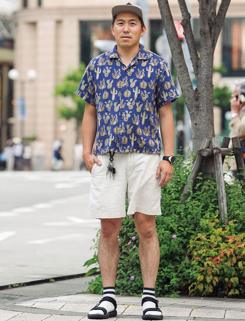 夏カジを面白くする、柄シャツの着こなしリアルテク8選 - 5枚目の画像