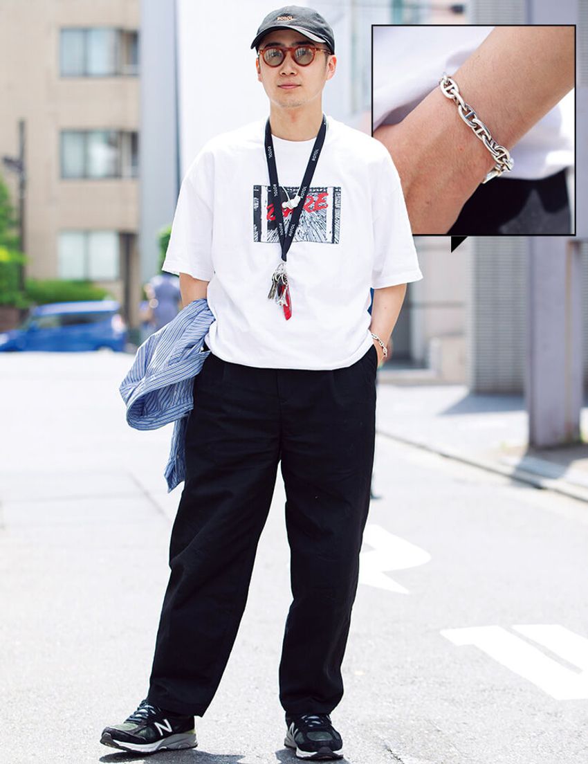 ラフなスタイルの引き締め役は“さりげなくエルメス”に任せてます - 2枚目の画像