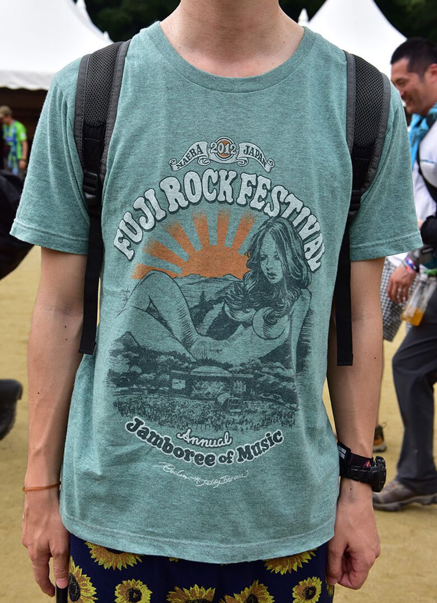 Tシャツ・グランプリ＠フジロック。着用率でみる人気アーティストは？ - 2枚目の画像