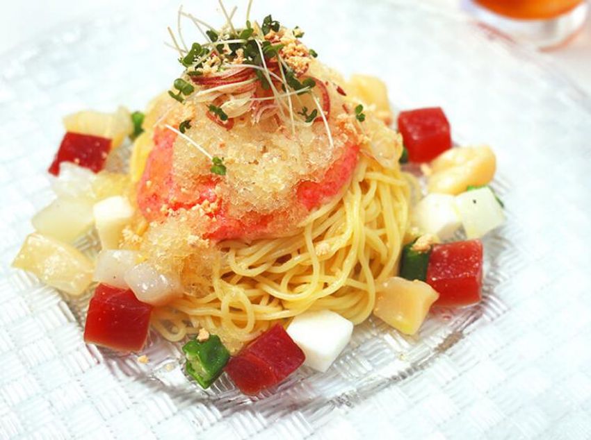 冷製なんてまだヌルい!? 絶品「出汁かき氷」のパスタでクールダウン - 2枚目の画像