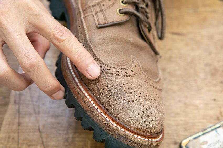 黒ズミが気になるスエード靴、プロの技を覚えればココまで綺麗に！ - 5枚目の画像