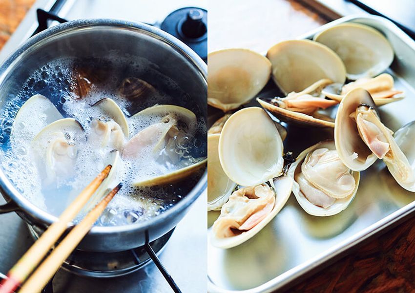 はまぐりの出汁で旨味倍増！ 食欲そそるマーシー流「和風パエリア」 - 4枚目の画像