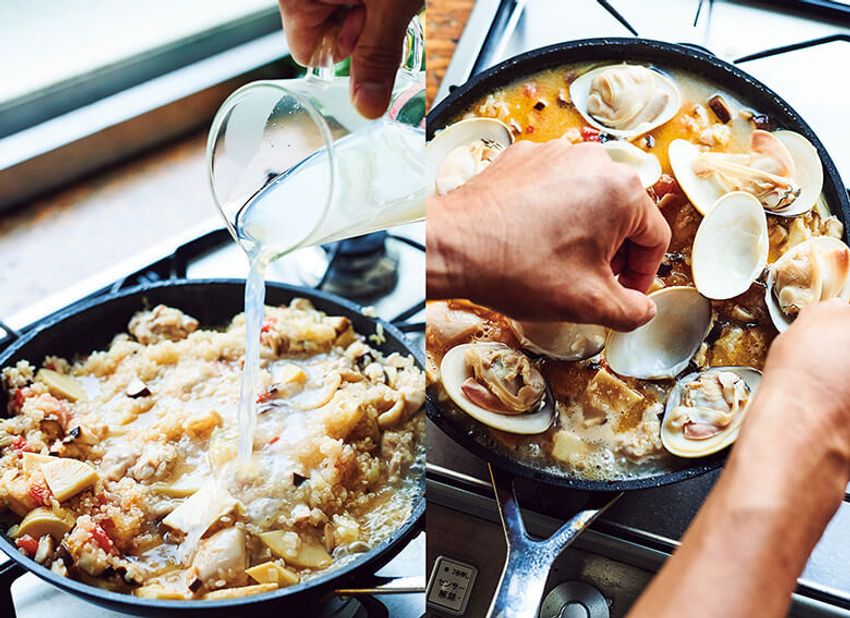はまぐりの出汁で旨味倍増！ 食欲そそるマーシー流「和風パエリア」 - 9枚目の画像