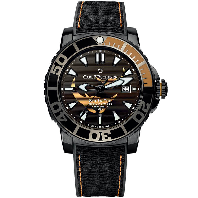 CARL F. BUCHERER カール F. ブヘラ／パトラビ スキューバテック ブラックマンタ スペシャルエディション