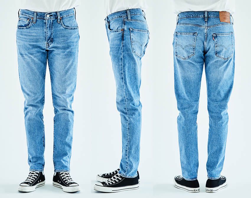 「512™」1万3200円、パーカ1万5400円、Tシャツ4950円／すべてリーバイス （ リーバイ・ストラウス ジャパン　0120-099-501）