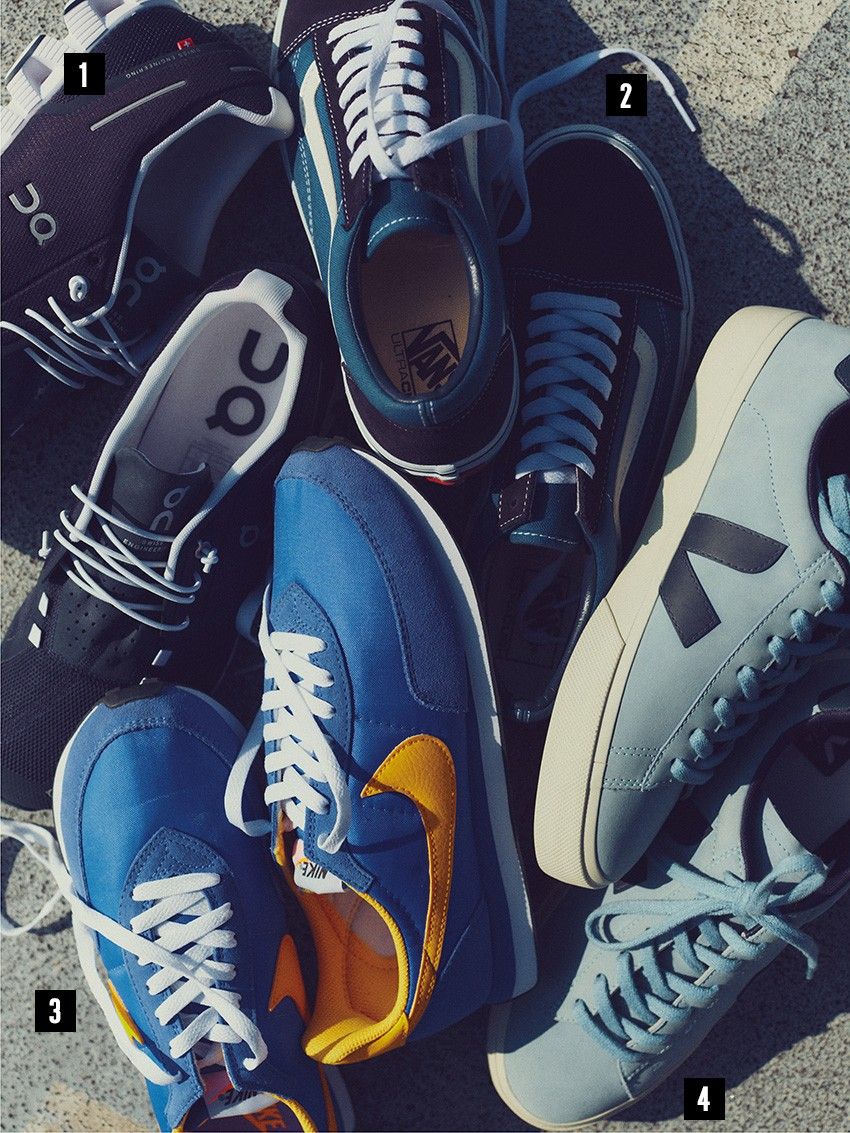 青スニーカーを上手にコーディネイトするコツは補色＆同系色。ついでにオススメ4足も！ - 3枚目の画像