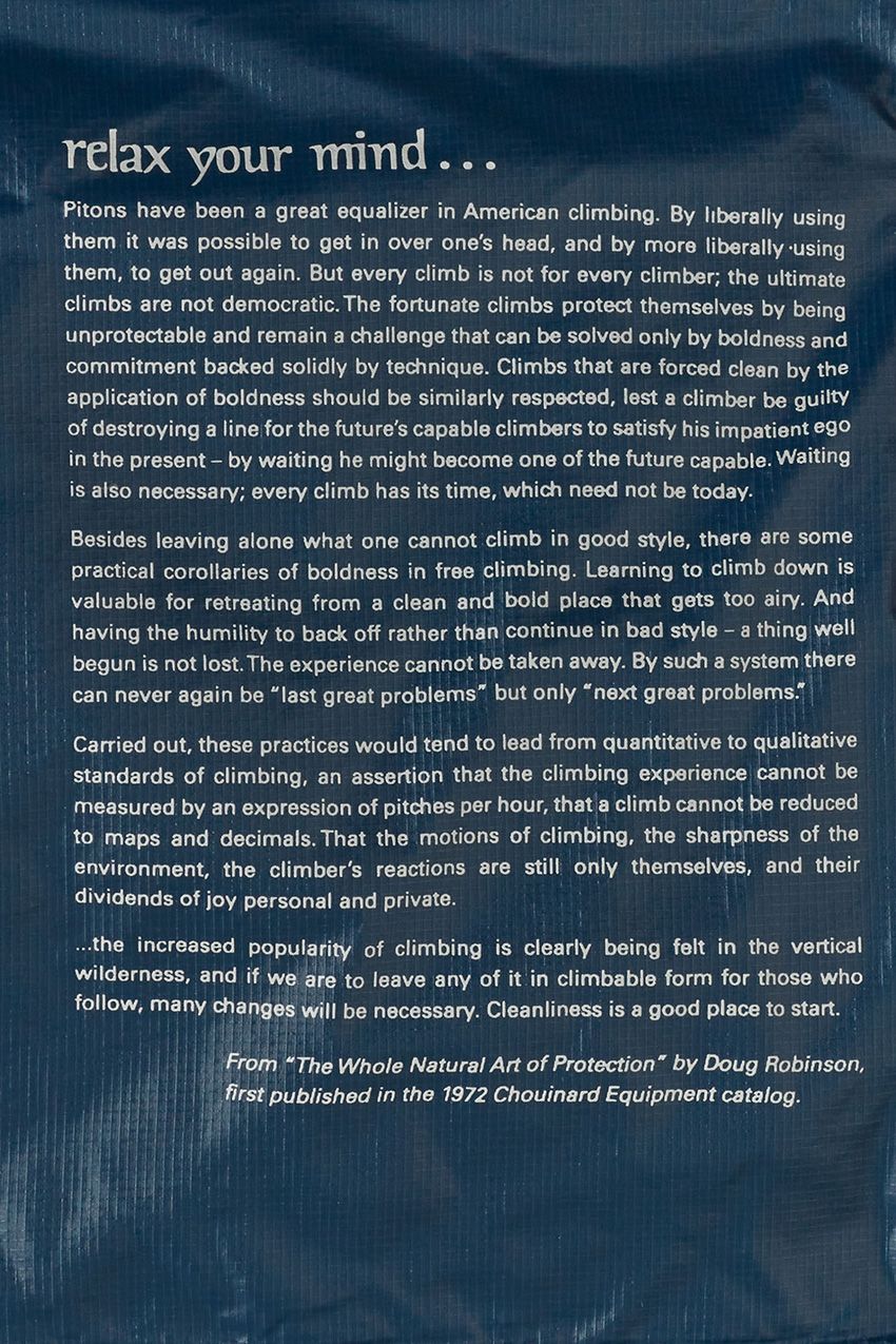 パタゴニアの礎「クリーンクライミング」50周年。メッセージを改めて届けるコレクション誕生！ - 23枚目の画像