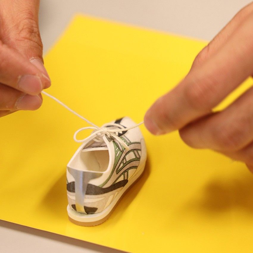 アシックスの初代「ゲルカヤノ」を指先で作ってみた！ 素材も工程もガチでどハマり必至 - 50枚目の画像