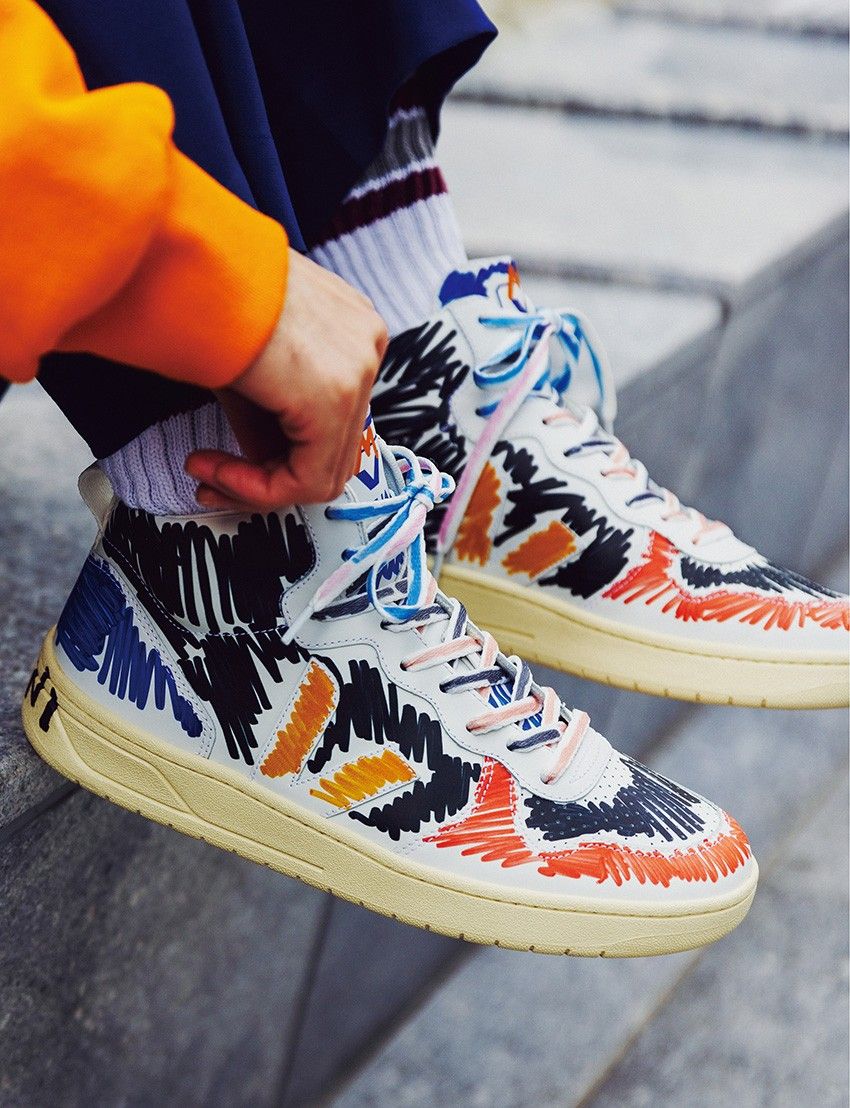 ヴェジャ×マルニのコラボスニーカー。サステナを楽しむ落書きの正体 - 3枚目の画像