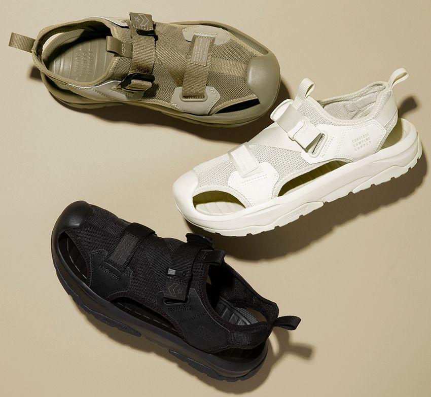 水辺のキャンプに格好の「MSD CP」。4月末発売予定。9900円/コンバース(コンバース 0120-819-217)
