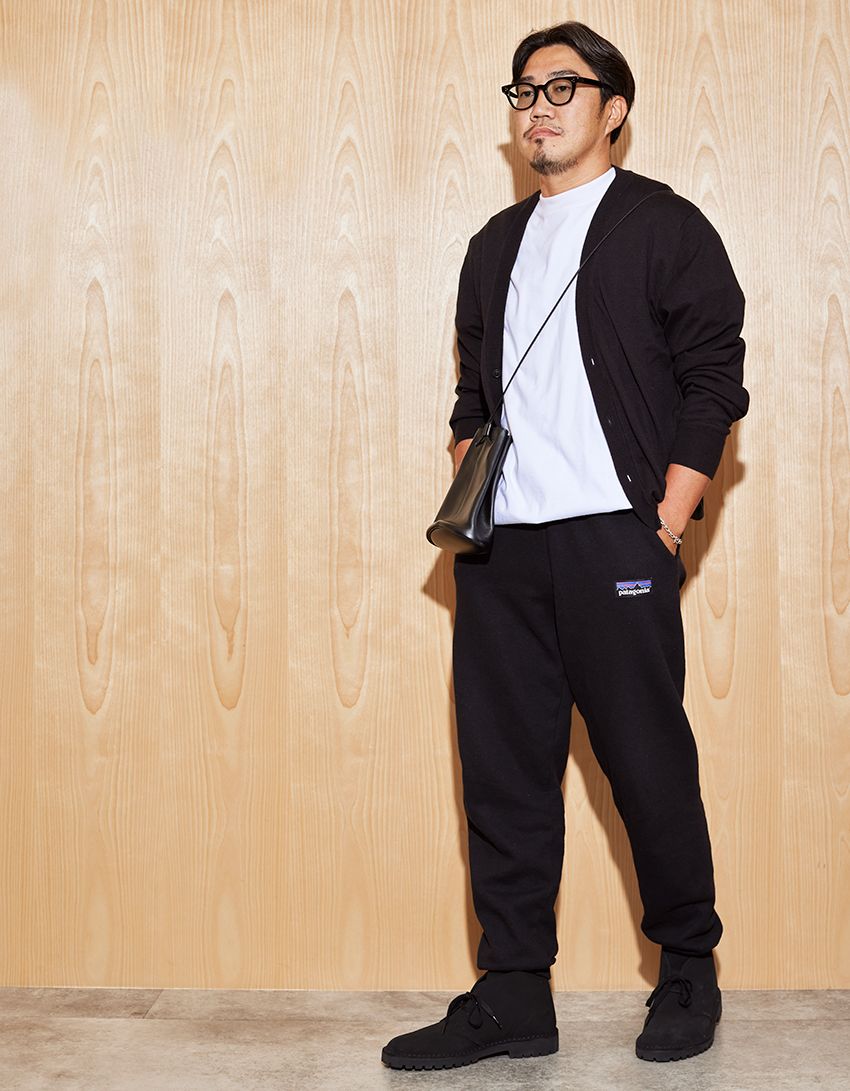 「パタゴニアのスウェットパンツは優秀！」敏腕スタイリストの私服着こなし術 - 3枚目の画像