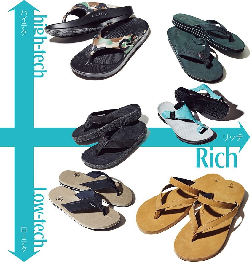 種市 暁さんと考察！6足の“リッチ系ビーサン”から、今夏の最適解を発掘せよ - 1枚目の画像