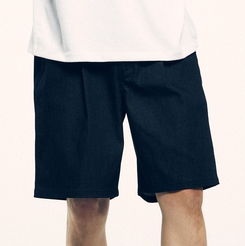 濡れてもすぐ乾く「ニューバランス」のデニムショーツは、雨にも強く、水遊び対応にも！ - 2枚目の画像